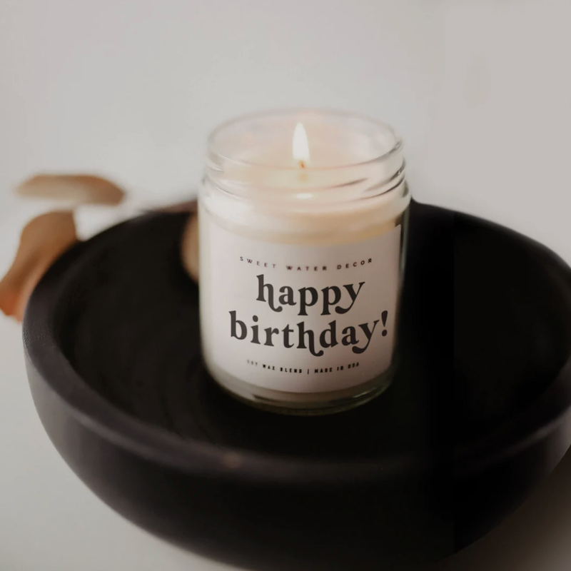 Happy Birthday Candle & Match Set