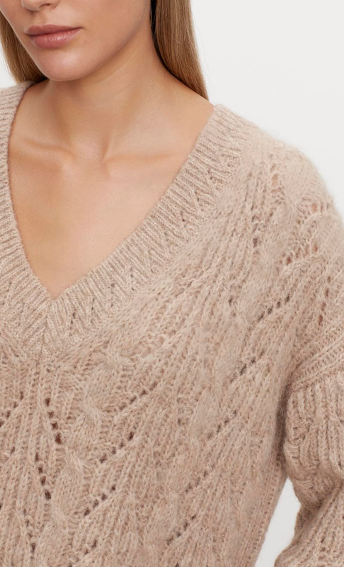 Velvet Sade V-Neck Knit Sweater