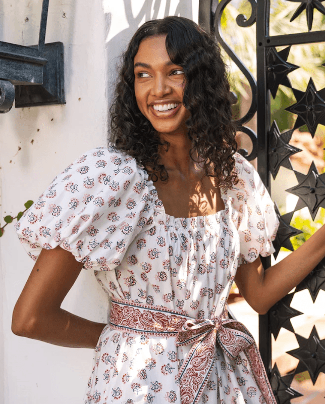 elisa midi dress Elisa Floral Velvet Midi Dress