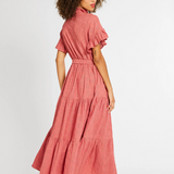 MILLE Victoria Eyelet Dress Rosewood