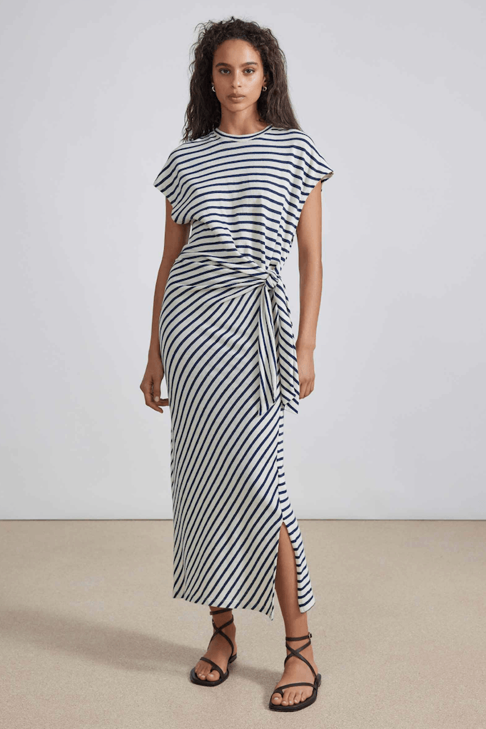 Apiece Apart Vanina Cinched Waist Dress