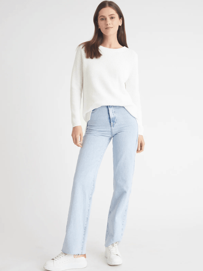 Emma Shaker Stitch Sweater