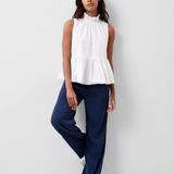 French Connection Rhodes Peplum Top