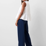 French Connection Rhodes Peplum Top