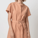 Lilla P Half-Placket Canvas Dress Canyon