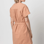 Lilla P Half-Placket Canvas Dress Canyon