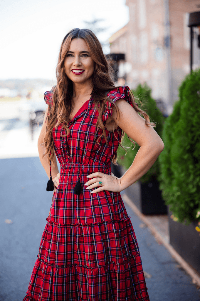 STS Smocked Waist Midi Dress