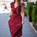 STS Smocked Waist Midi Dress