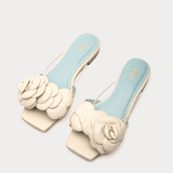 Frances Valentine Gardenia Sandal Oyster