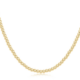 E Newton 15" Classic Gold 2.5mm Choker