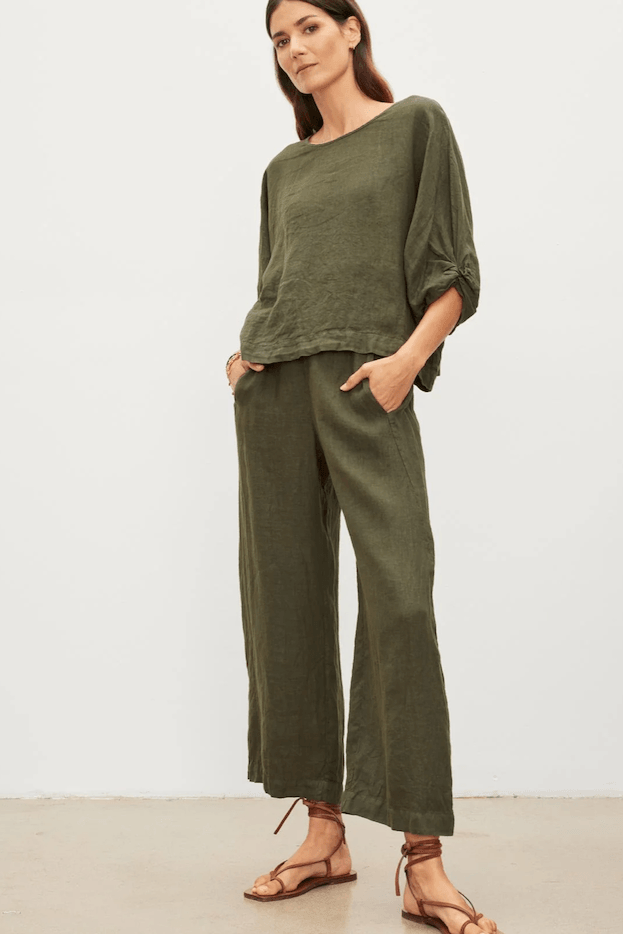 Velvet Lola Linen Pant Tootsie