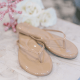 Solei Sea Indie Nude Patent Sandal