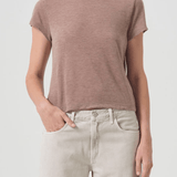 Adine Shrunken Tee Chai Heather