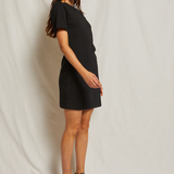 perfectwhitetee Tiegan Dress Black