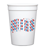 Sip Sip Hooray Party in the USA Stadium Cups