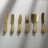 Jazzupco Gold Cheese Knife Set