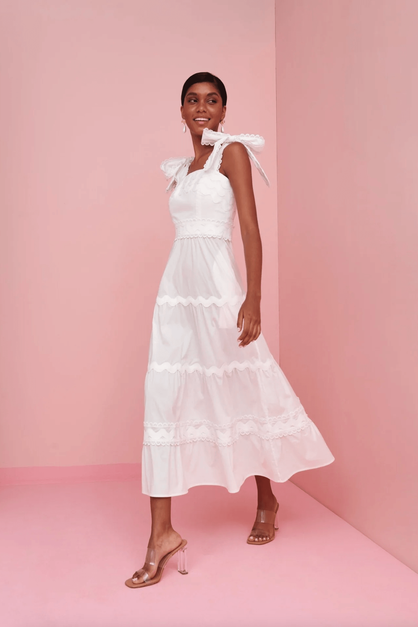 Celia B. Jade Dress White