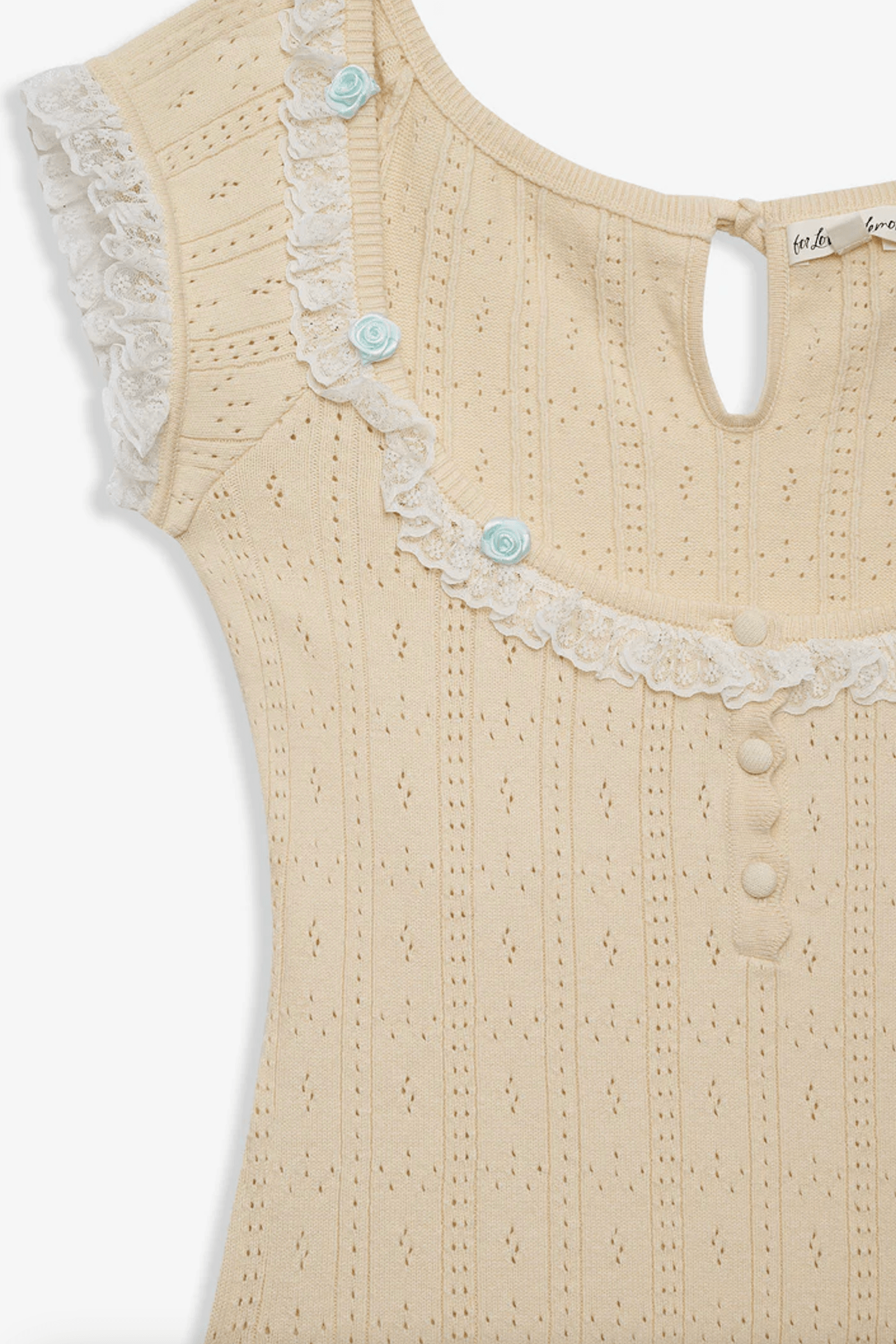 For Love & Lemons Daniela Knit Bodysuit