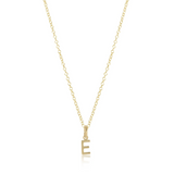 E Newton Respect 16" Gold Charm Necklace