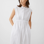 French Connection Rhodes Shirt Dress White