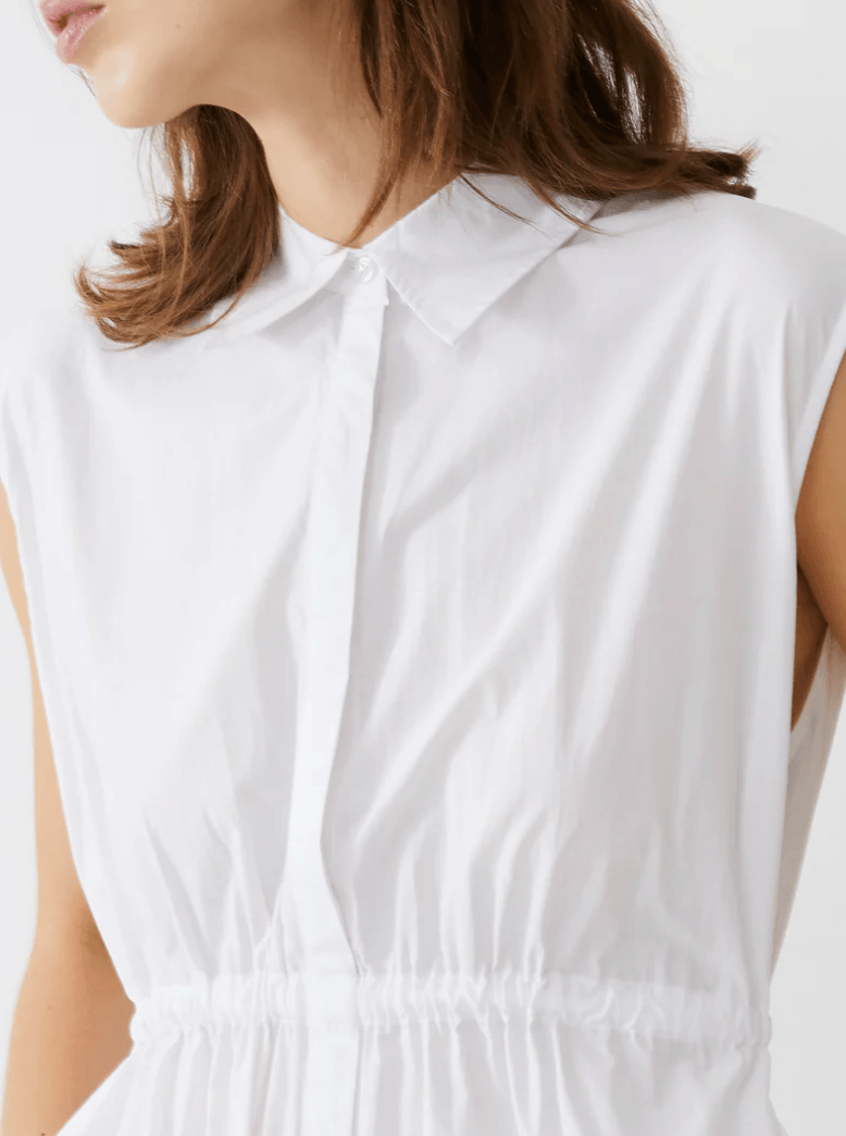 French Connection Rhodes Shirt Dress White