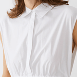 French Connection Rhodes Shirt Dress White