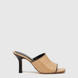 Louise Sandal Natural & Black