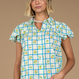 Elizabeth James Val Top Trellis