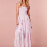 LoveShackFancy Chessie Dress Lilac Bloom