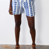 Never a Wallflower Pleated Shorts India Heirloom