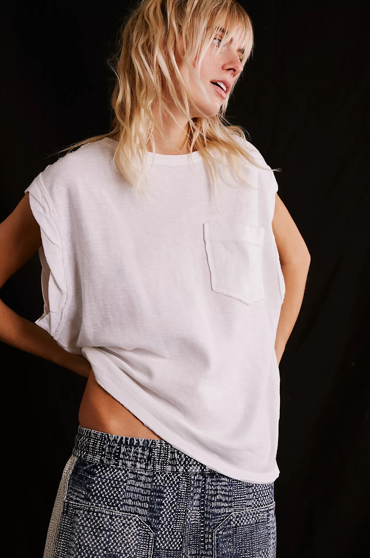 Free People Our Time Tee Ivory