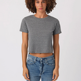 AMO Denim Babe Tee Heather Gray