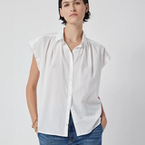 Velvet Palisade Top White