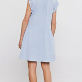 Velvet Grace Eyelet Dress Island