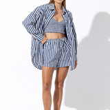 Lusana Sun Poplin Shirt Blair Stripe