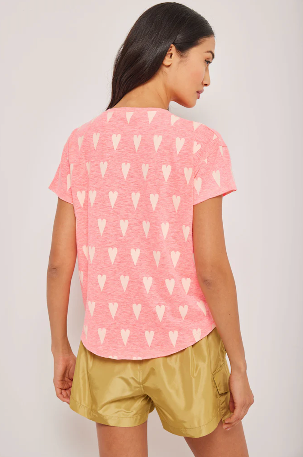 Lisa Todd Heart Hype Tee Think Pink