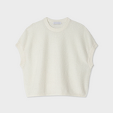 White + Warren Linen Ribbed Easy Tee White