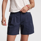 Frances Valentine Benny Short Navy