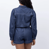 Cleobella Quincy Romper Chambray