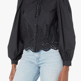 JOIE Odette Top in Caviar