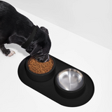 Wild One Small Dog Bowl Black