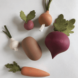 Kids Wooden Root Vegetables Set