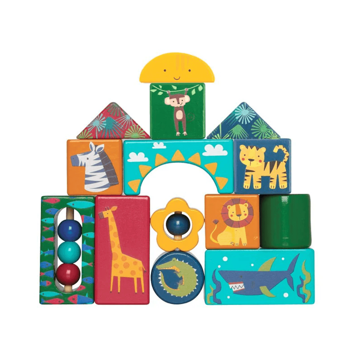 Stephen Joseph Boy Wooden Blocks