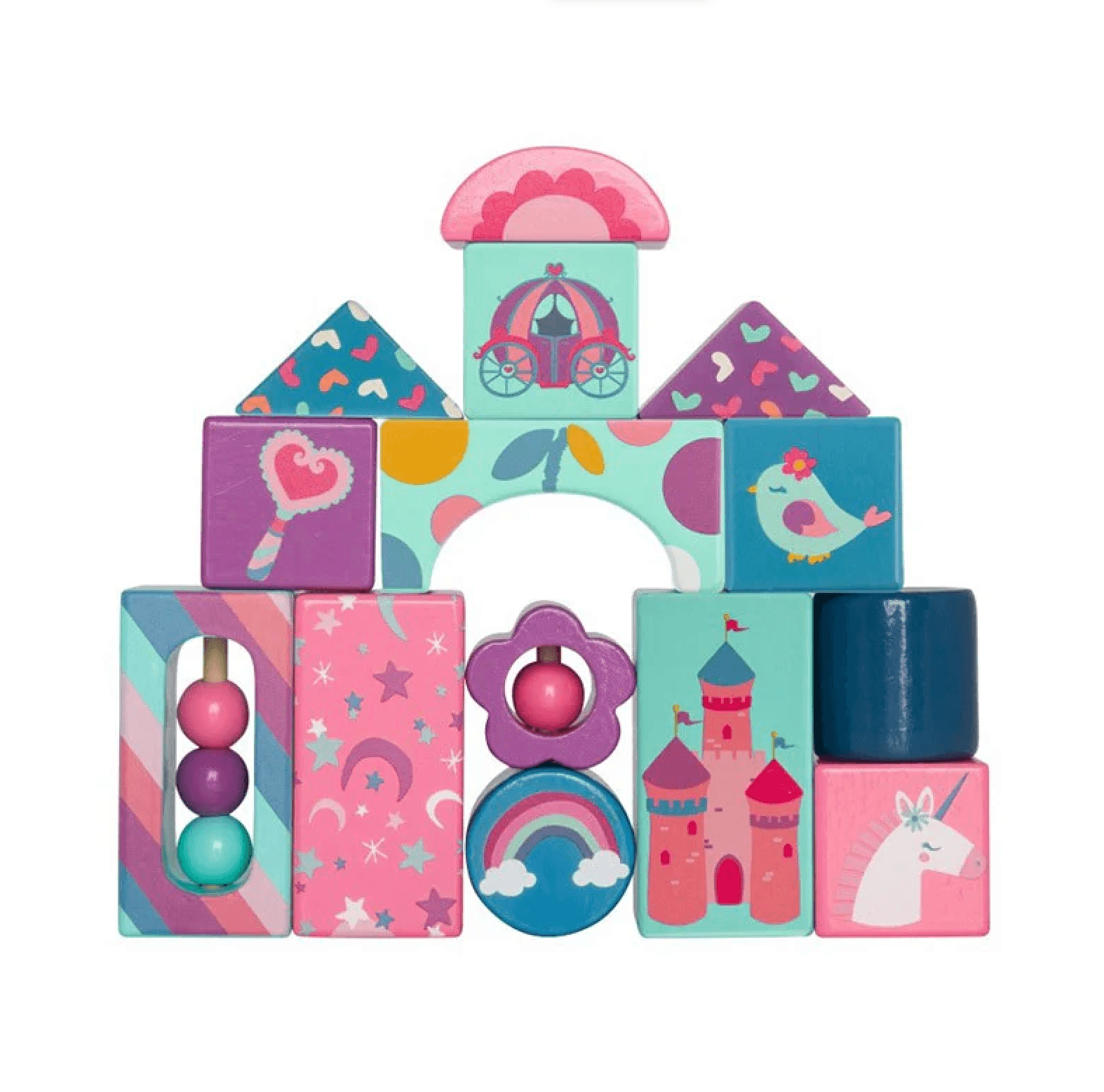 Stephen Joseph Girl Wooden Blocks
