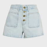 FRAME Le Bardot Exposed Button Short Trevi