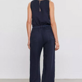 Velvet Winnie Linen Jumpsuit Shadow