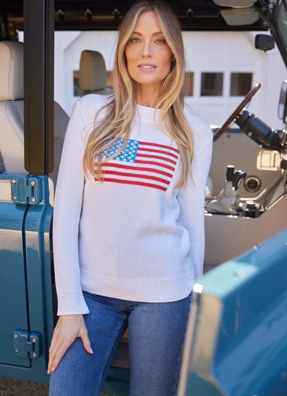 STS Roll Neck Flag Sweater Ivory