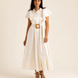 Alden Adair Rose Dress Ivory