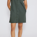 Ética Pricilla Shirt Dress Seaweed