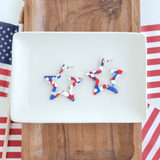 Patriotic Star Hoops